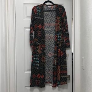 LulaRoe Sarah Duster Cardigan Size S
